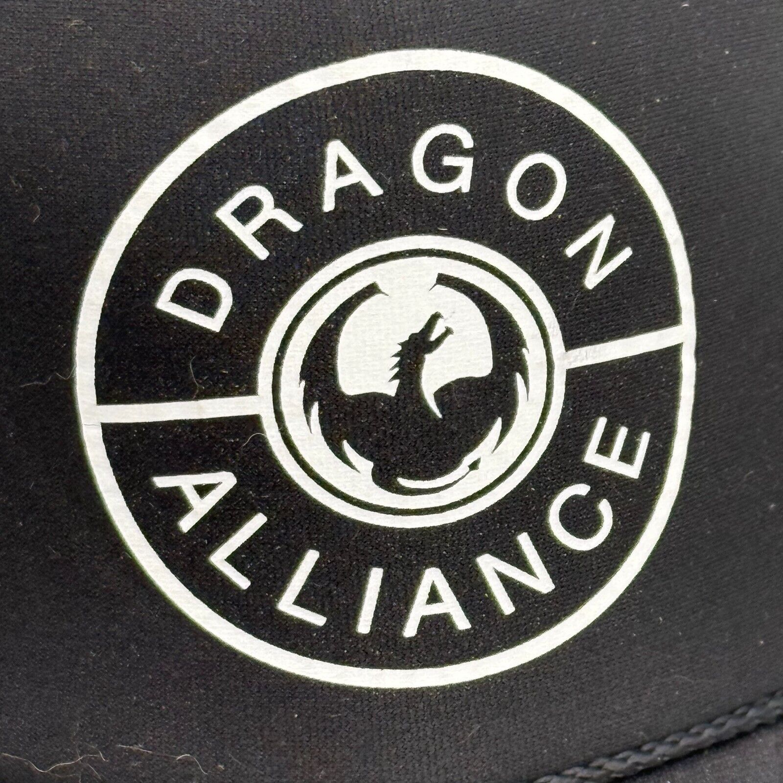 Otto Dragon Alliance Snapback Cap Black Mesh Back Adjustable Mens One Size