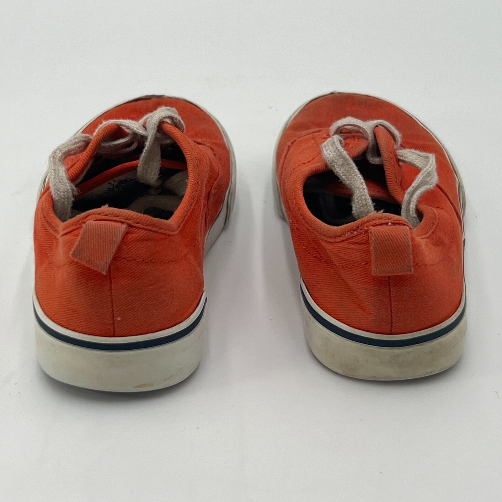 Old Navy Hot Tamale Red Cavas Lace Up Shoe Casual Sneakers Kids Size 13.5C US