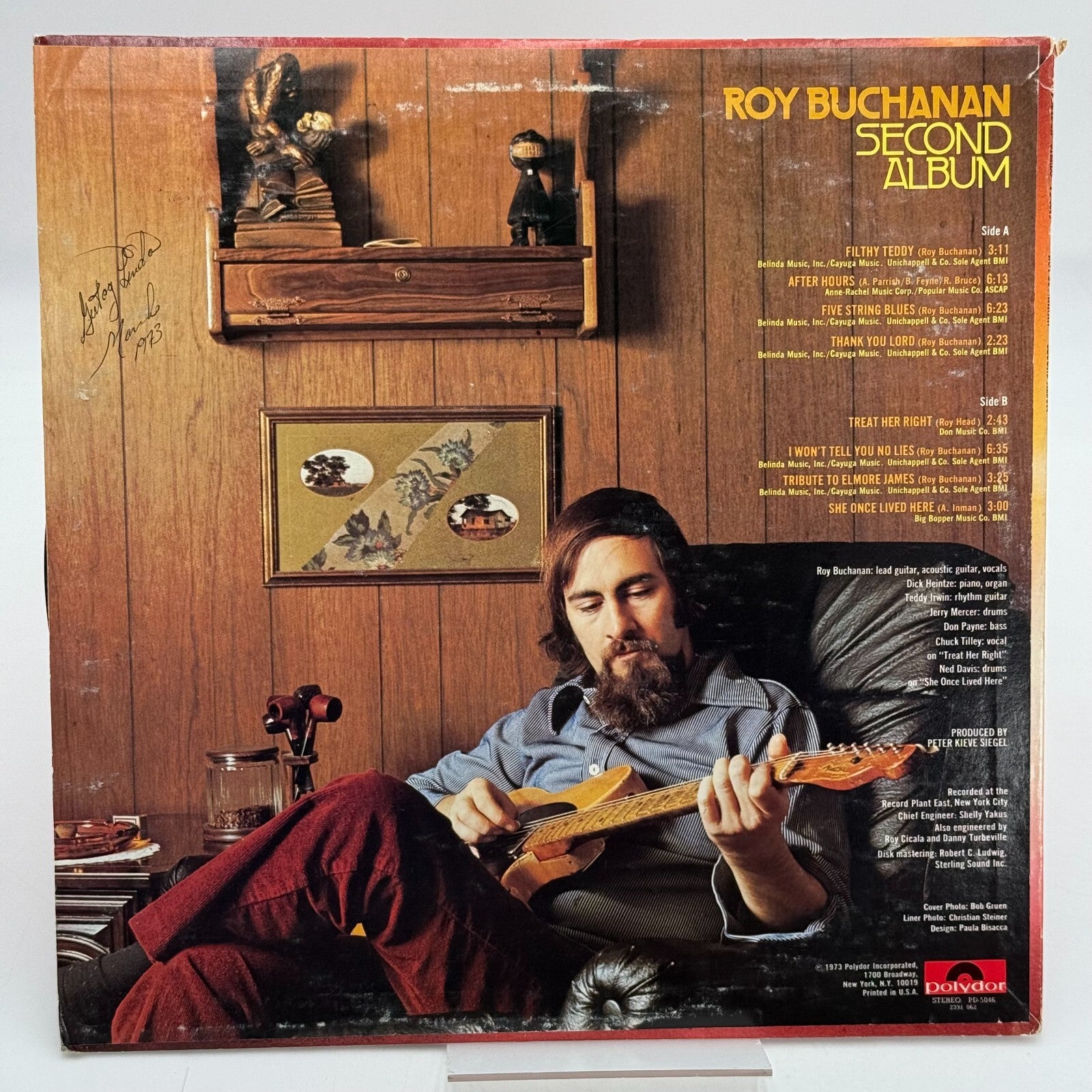 ROY BUCHANAN Second Album Vinyl LP 1973 POLYDOR PD-5046 Rare Promotion Copy