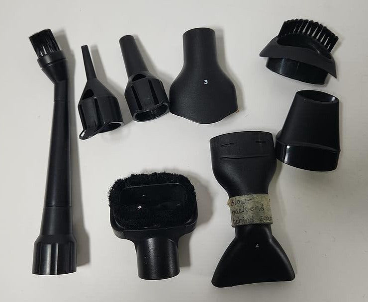 Workforce Black Corded Handheld Mobile Vacuum With 8 Attachments - No Bag