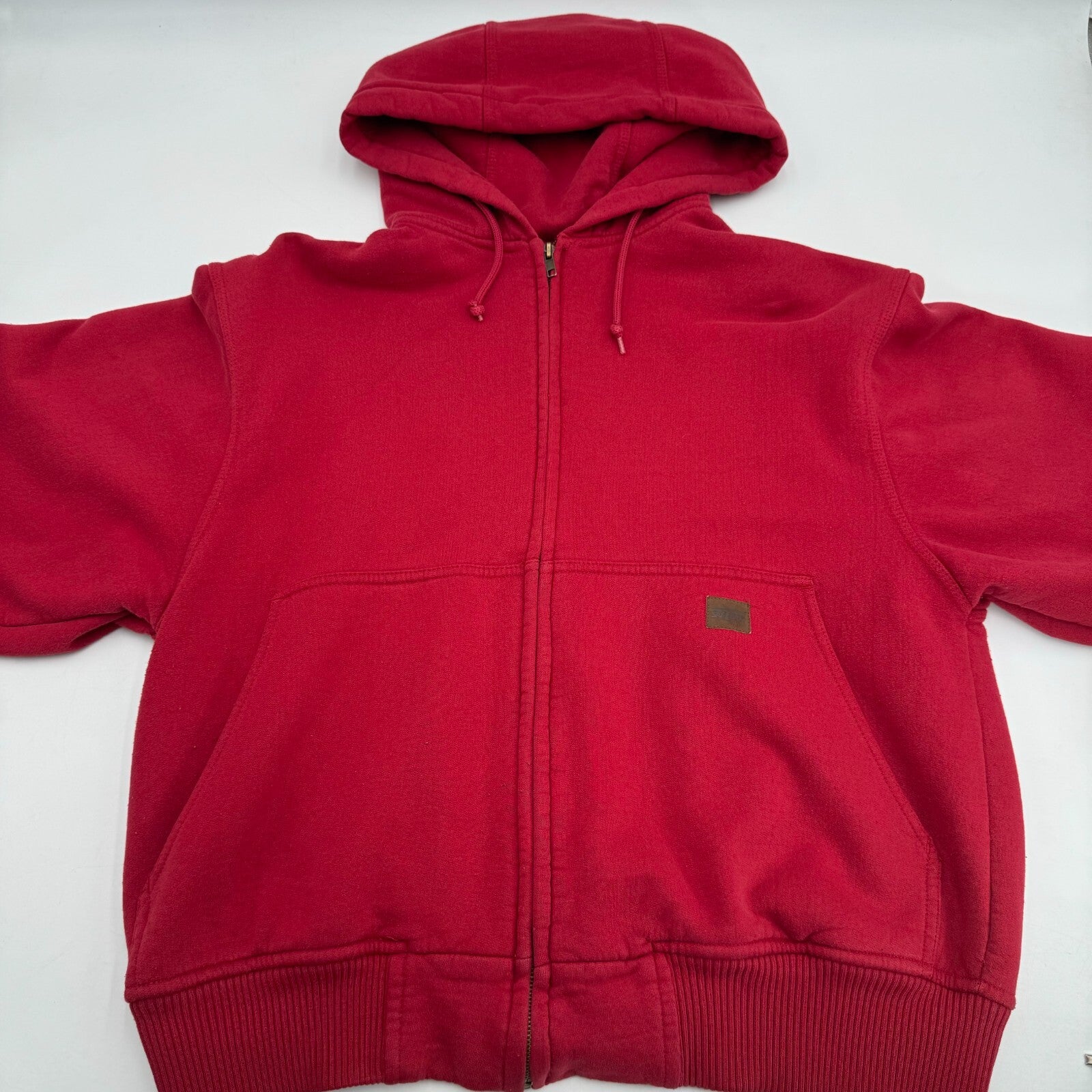 SafTbak Blaze Red Hunting Hoodie Coat Jacket Cotton Sweater Adult Size Medium US