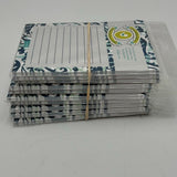 Dream Notes 10 Pack Christian Bible Verse Printed 4x5 Blue Notepads Easy Tear