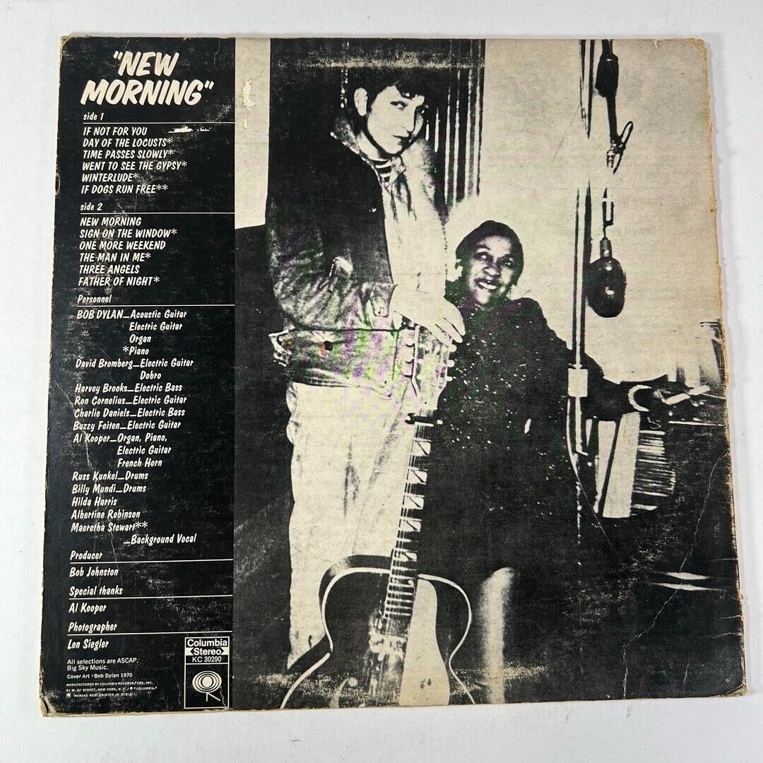 Bob Dylan – New Morning Vinyl LP 1970 US Columbia KC 30290 ROCK