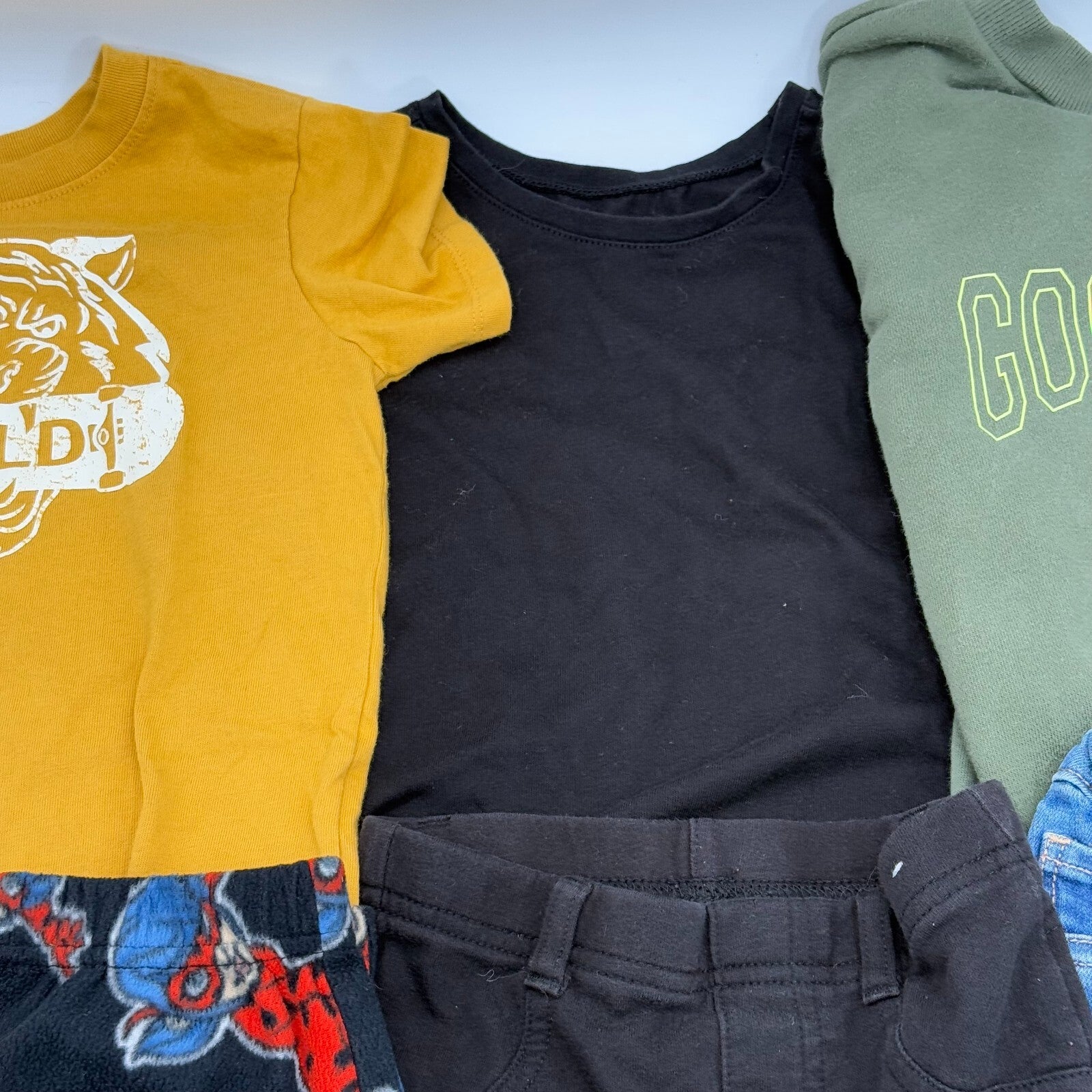 Lot of 9 Kids Toddler Size 4 4T Girls Pants Shirts Sweaters Carter’s Disney
