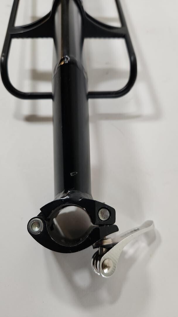 Bell Sports Black Aluminum Cargo Bike Carrier Rack 20 lbs Capacity - As Shown