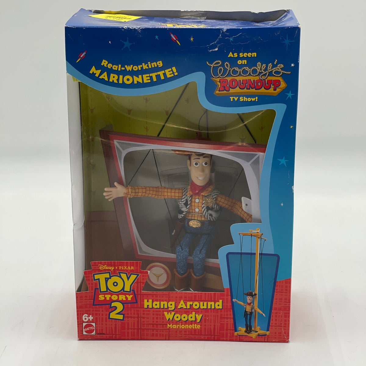 Disney Toy Story 2 HANG AROUND WOODY and BULLSEYE Marionette NOB by Mattel 1999