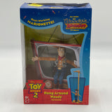 Disney Toy Story 2 HANG AROUND WOODY and BULLSEYE Marionette NOB by Mattel 1999