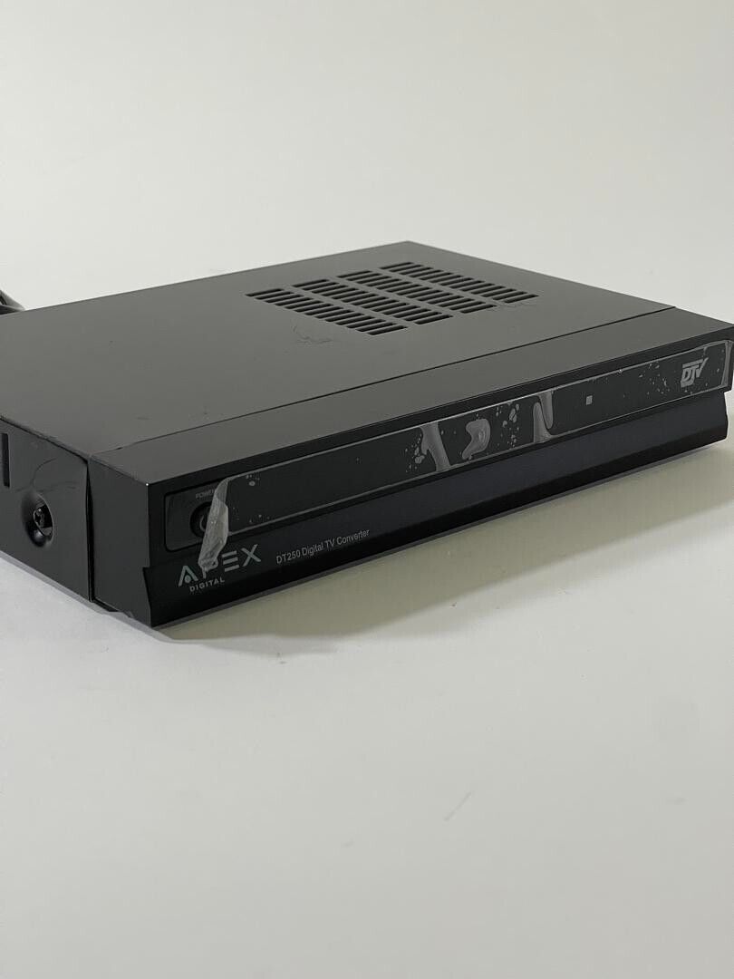 Apex DT250 Digital TV Converter Box with Analog PassThrough No Remote