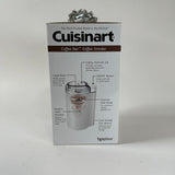 Cuisinart White Coffee Bar Grinder DCG-20N Up to 12 Cups - SIMPLE AND SAFE