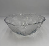 Fifth Avenue 12” Frosted Crystal Glass Bowl