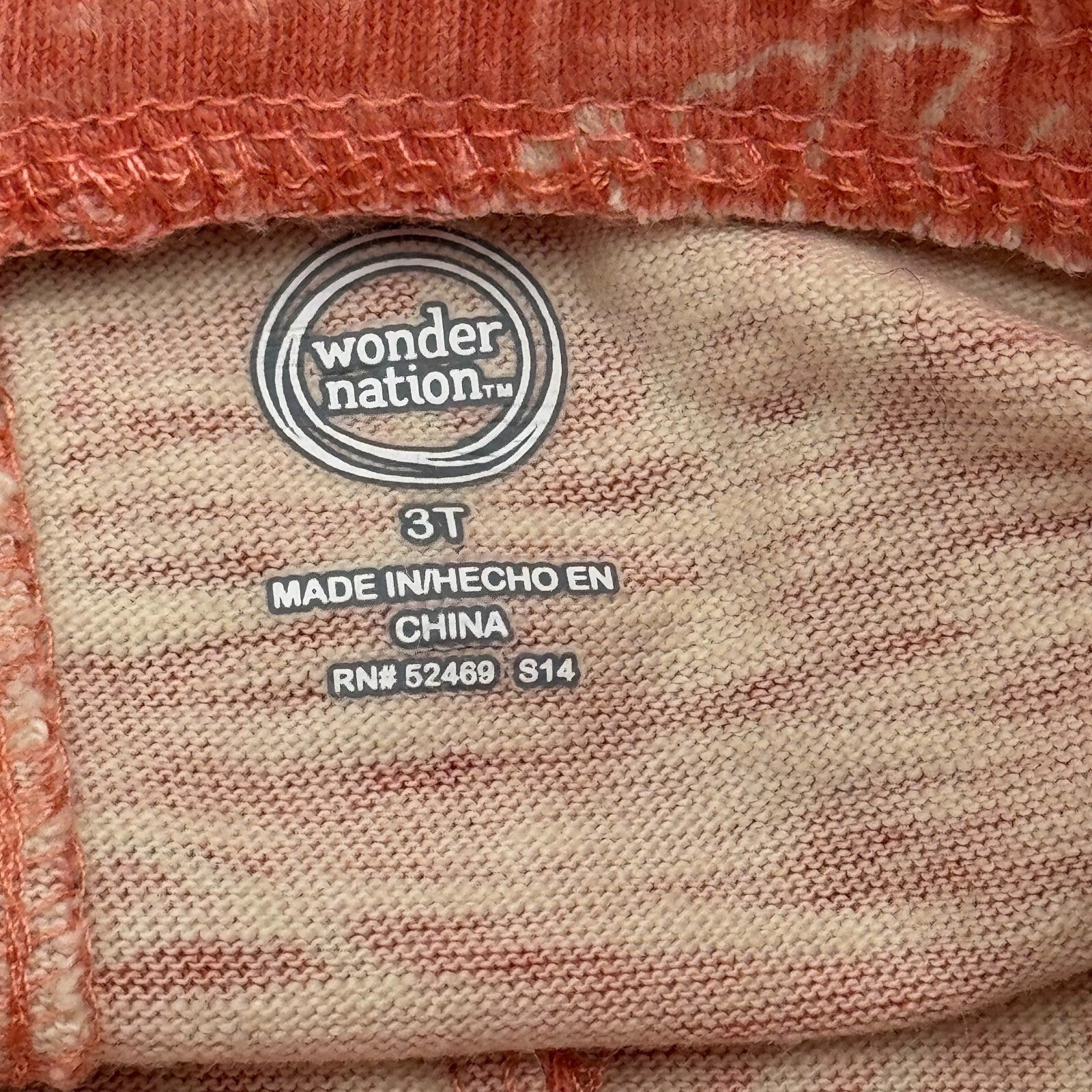 2 Pairs Kids Shorts Lucky Brand Summer Tan Orange Leave Navy Blue Todder Size 3T