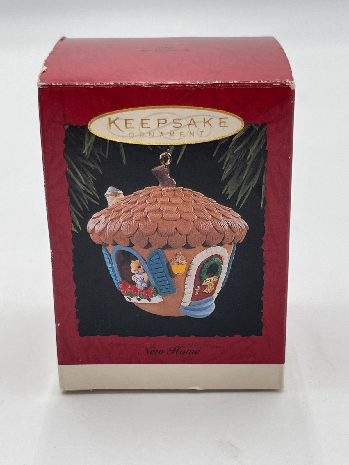 Hallmark  Keepsake Ornament Warm & Cozy Acorn "New Home" Handcrafted Dated 1994