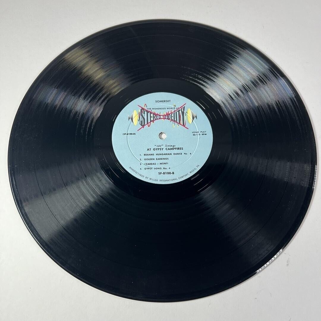 101 Strings – Gypsy Campfires Vinyl LP US 1958 Somerset SF-8100 FOLK MUSIC