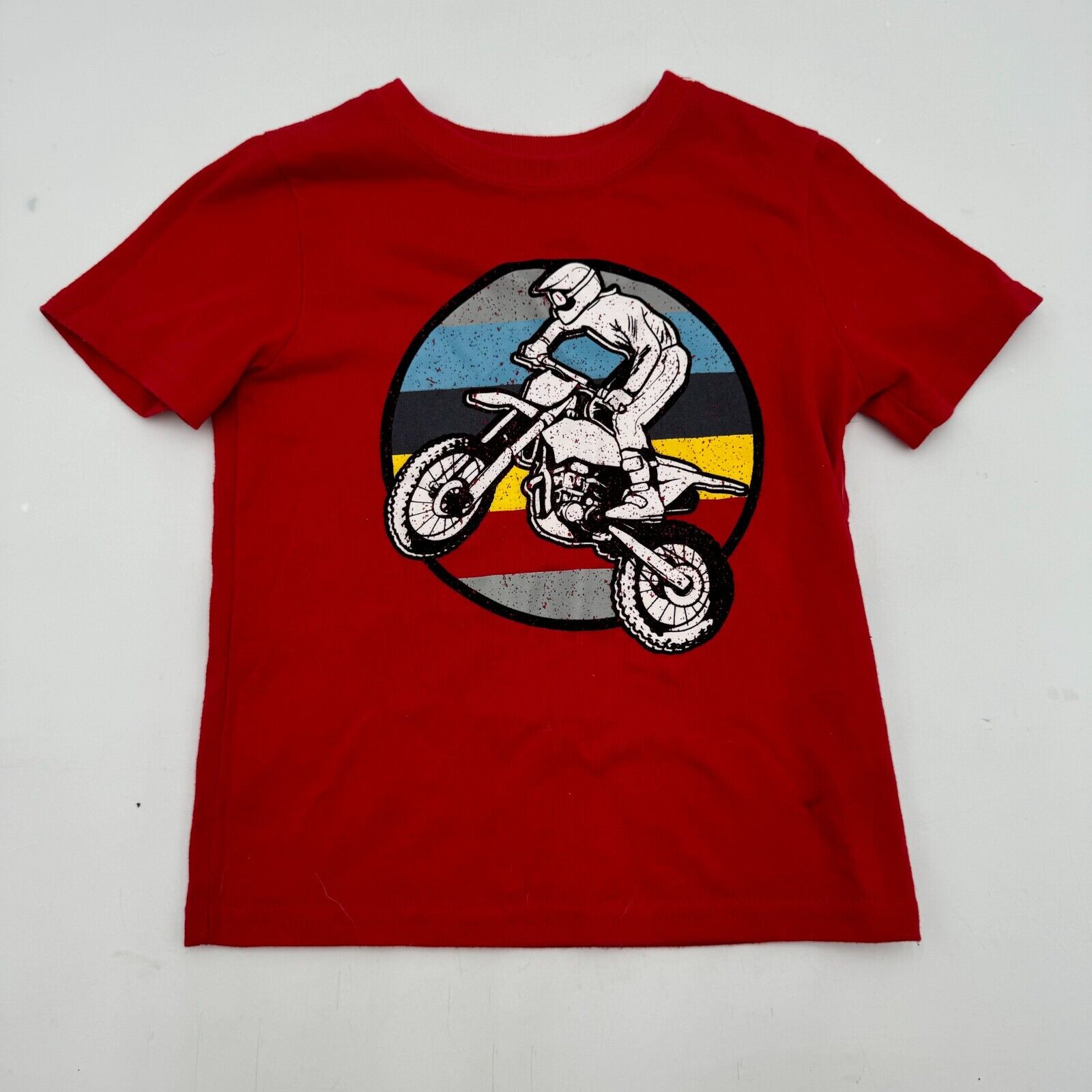 Lot of 3 Granimals Kids Tshirts Like Dad Red Black Dirtbike MX Toddler Size 3T