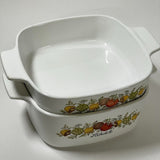 Vintage Corning Ware Spice of Life "L'Echalote" Casserole Dish Lidless RARE