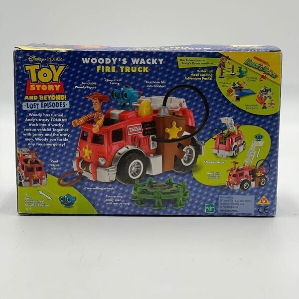 Vintage Toy Story And Beyond Woody’s Wacky Firetruck SEALED NIB