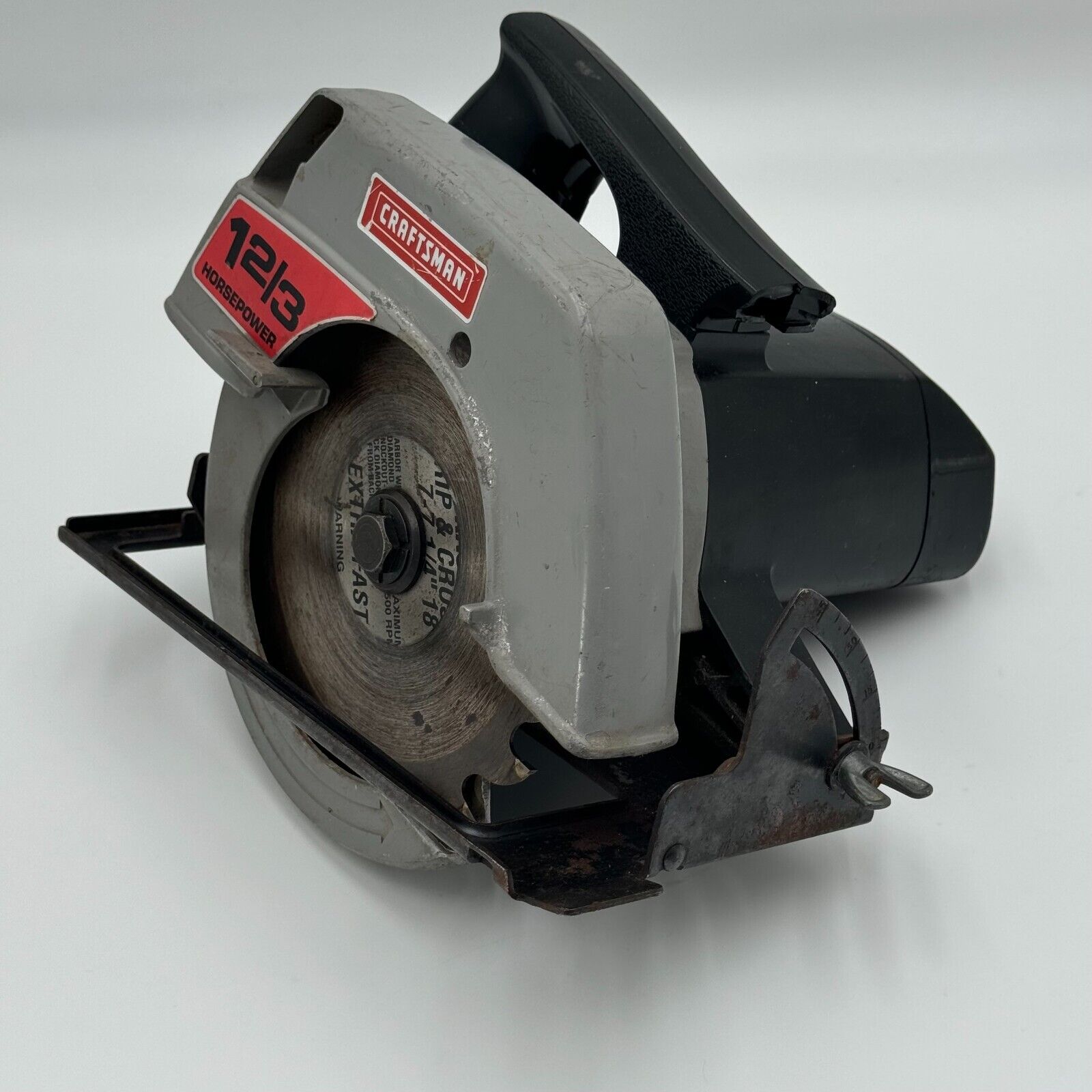Craftsman 7” Circular Saw 1-2/3 HP &  Blade Vintage Model Number 315.10821