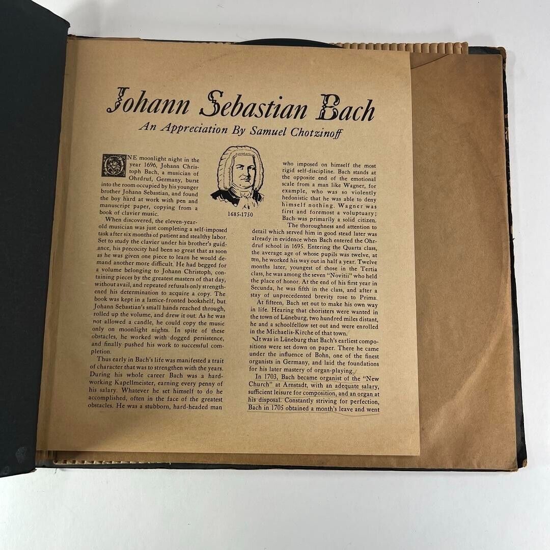 World's Greatest Music - Bach Brandenburg Concertos Nos. 2 & 3 - 78 rpm Vintage