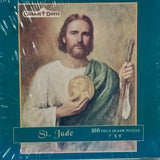 Catholic Direct Set of 2 100-Piece 7x9 Jigsaw Puzzles  St Francis & St Jude NEW