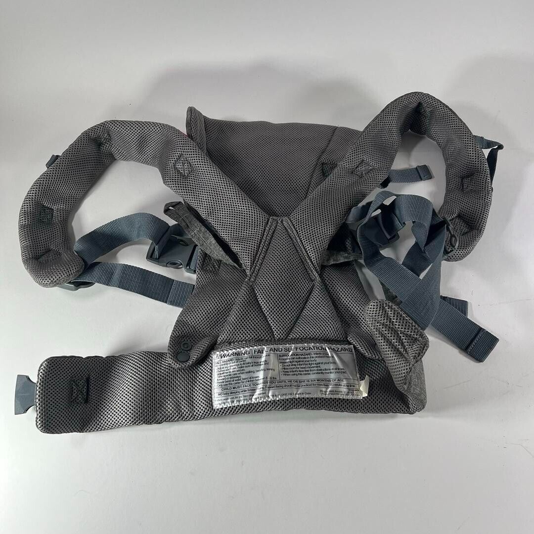 You+Me Ergonomic 4-in-1 Gray Mesh Baby Carrier Holds Up To 8-32 lbs.  NEW