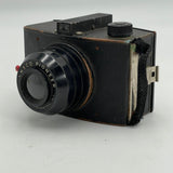 Ansco Pioneer 620 Vintage Roll Film Box Curved Film Plane Simple Metal Camera