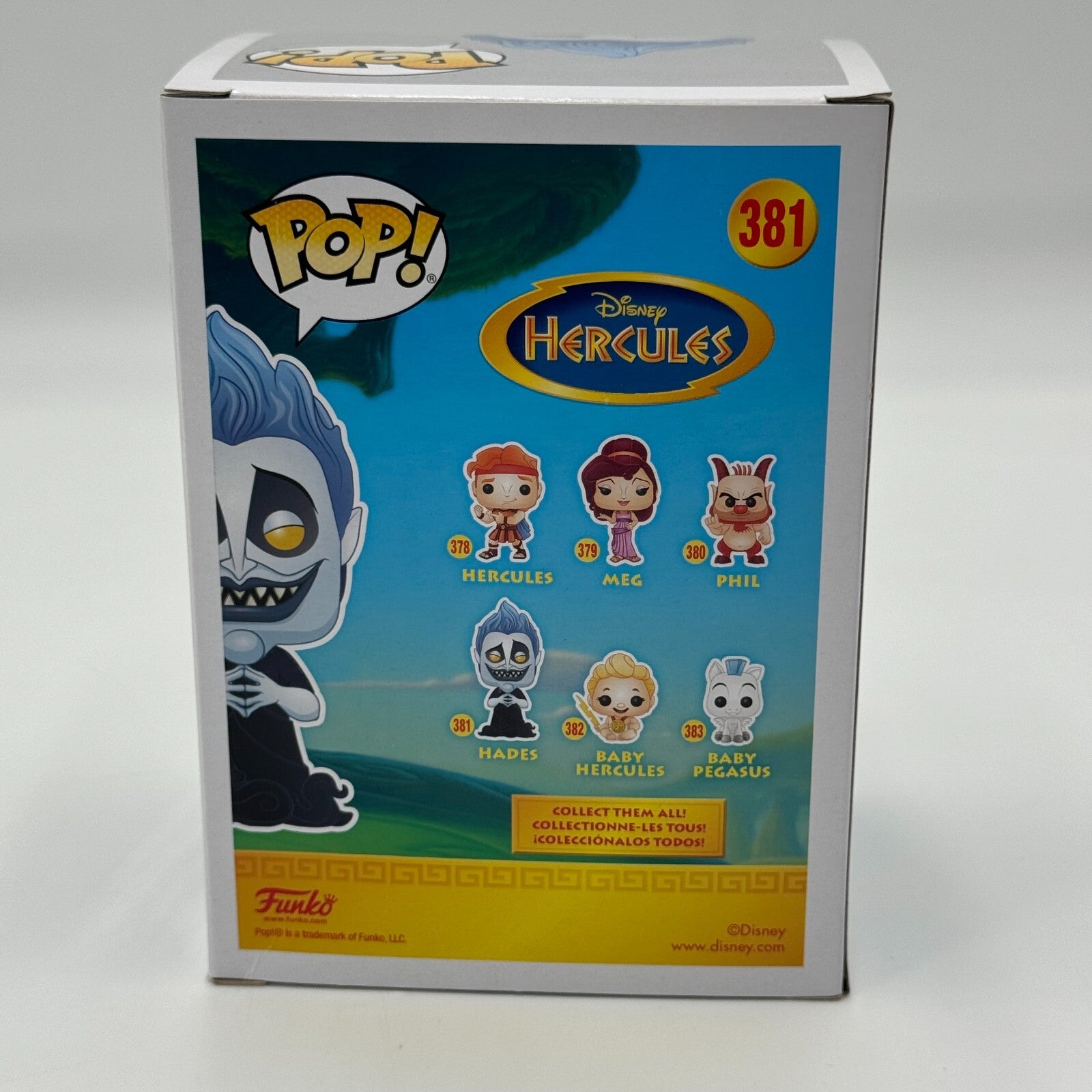 Funko Pop! Disney #381: Hades (Glow) Hot Topic Exclusive Vaulted Vinyl Figure NW