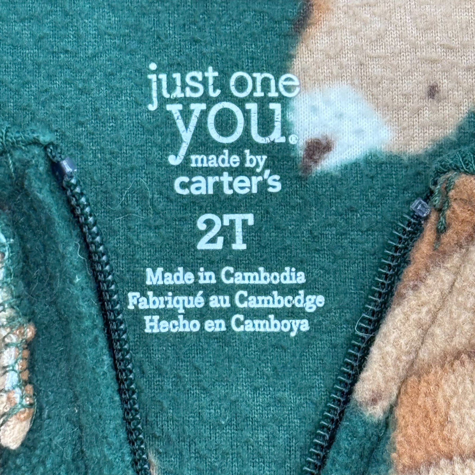 Lot of 3 Size 4T Toddler Pajamas Green Bear Footie Zip Blue Jumper Disney Woody
