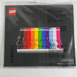 Lego 40516 Everything Is Awesome Rainbow Colors Set Manual - INSTRUCTIONS ONLY