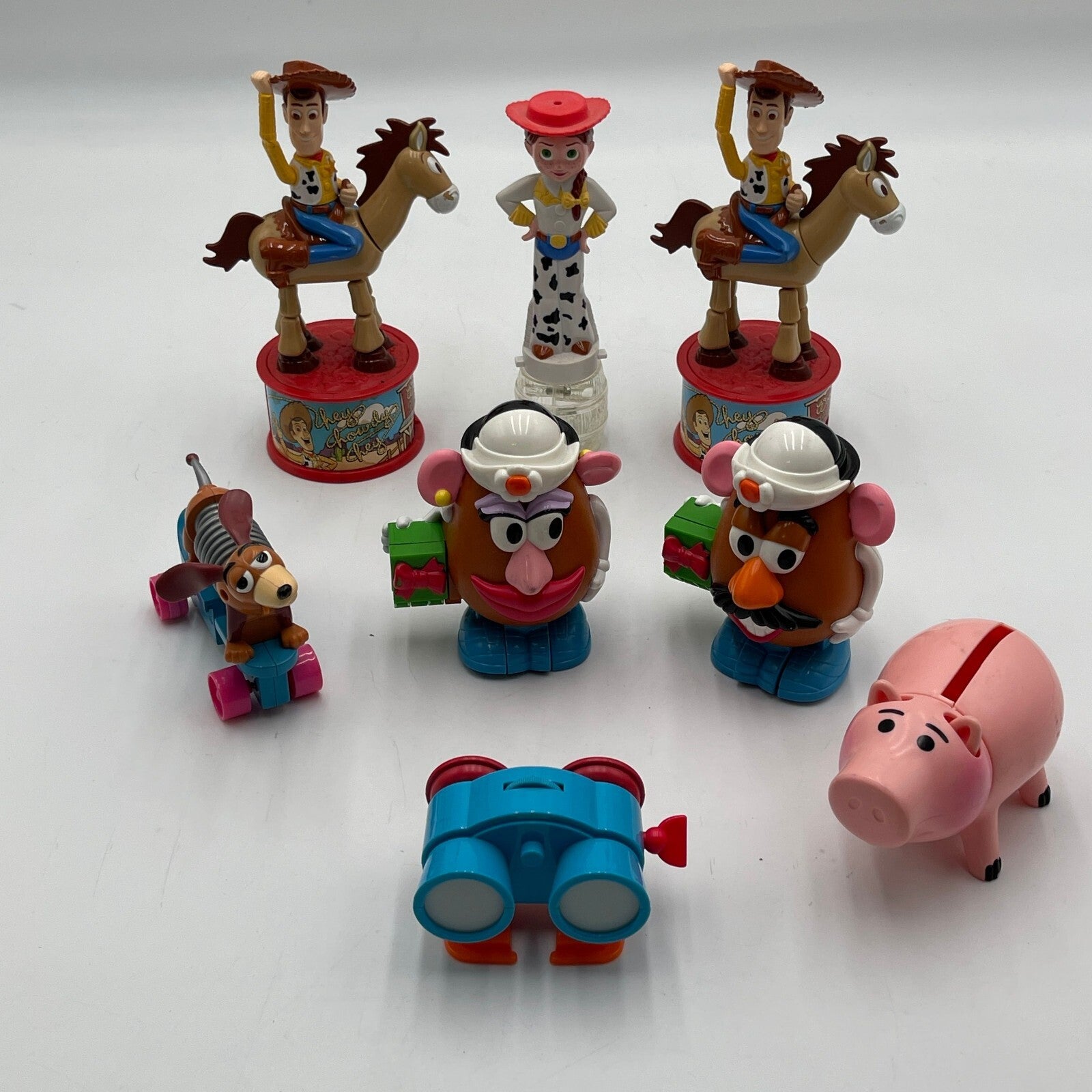 Lot of 8 Vintage McDonalds Disney Pixar Toy Story 2 Collectible Toys Rare