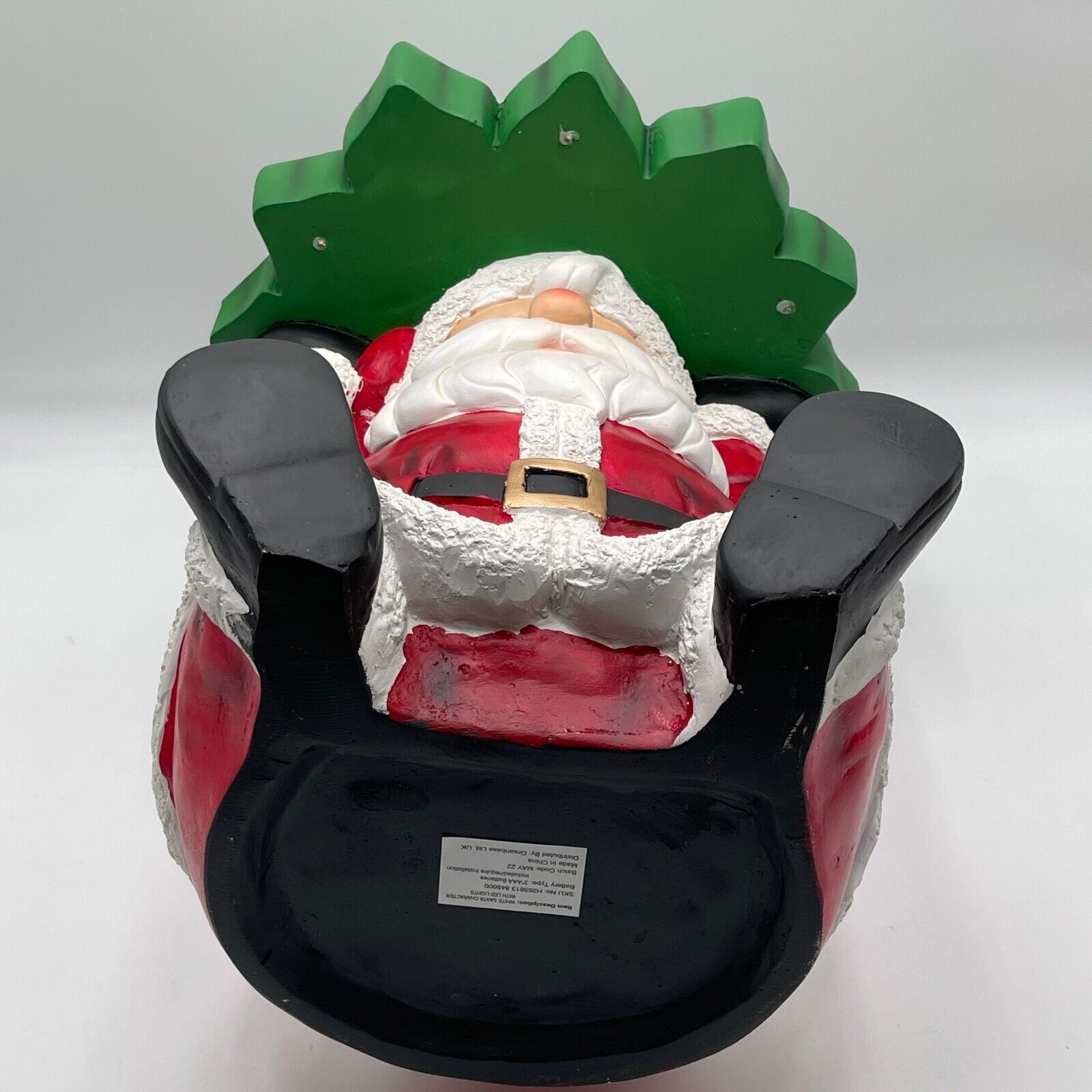 Lighted Santa Christmas Decor Side Table Holiday Gift Battery Operated 18"