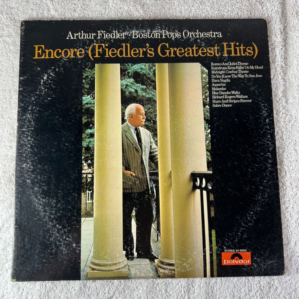Encore - Fiedler's Greatest Hits Vinyl LP US 1971 Polydor – 24-5005 POP ROMANTIC