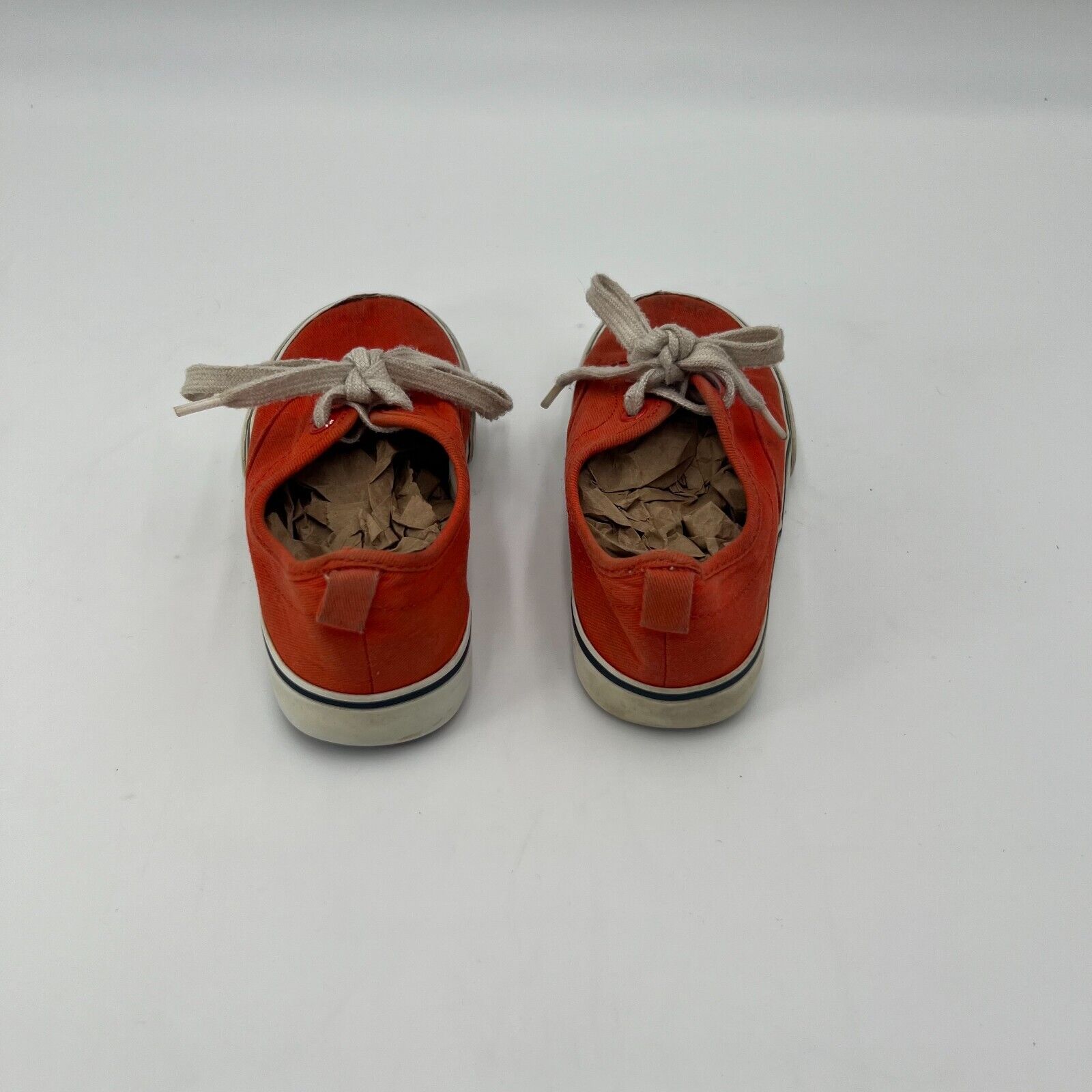 Old Navy Hot Tamale Red Cavas Lace Up Shoe Casual Sneakers Kids Size 13.5C US