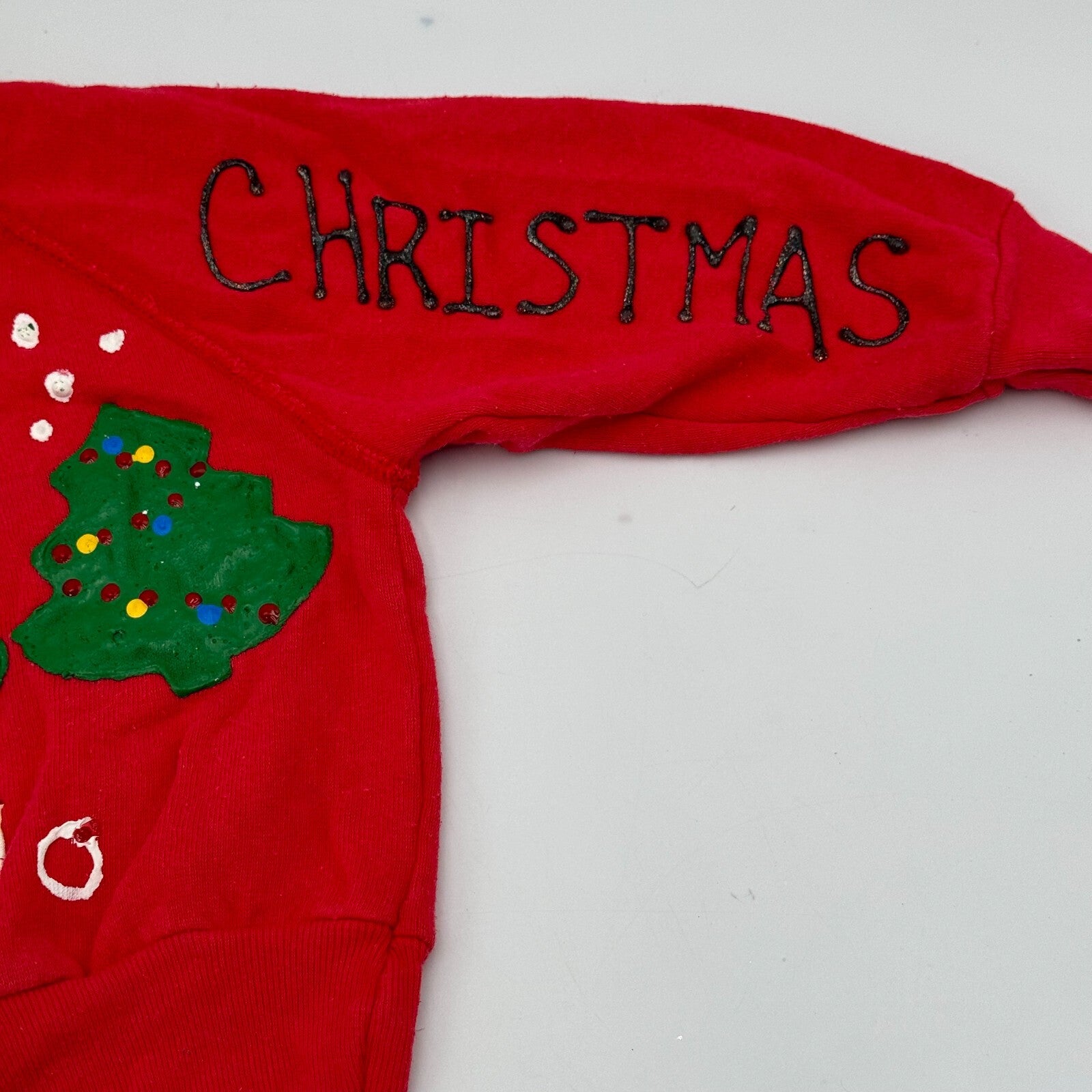 3 Toddler Christmas Sweaters Red Snow Trees Santa Orange Reindeer 2T 3T 5T