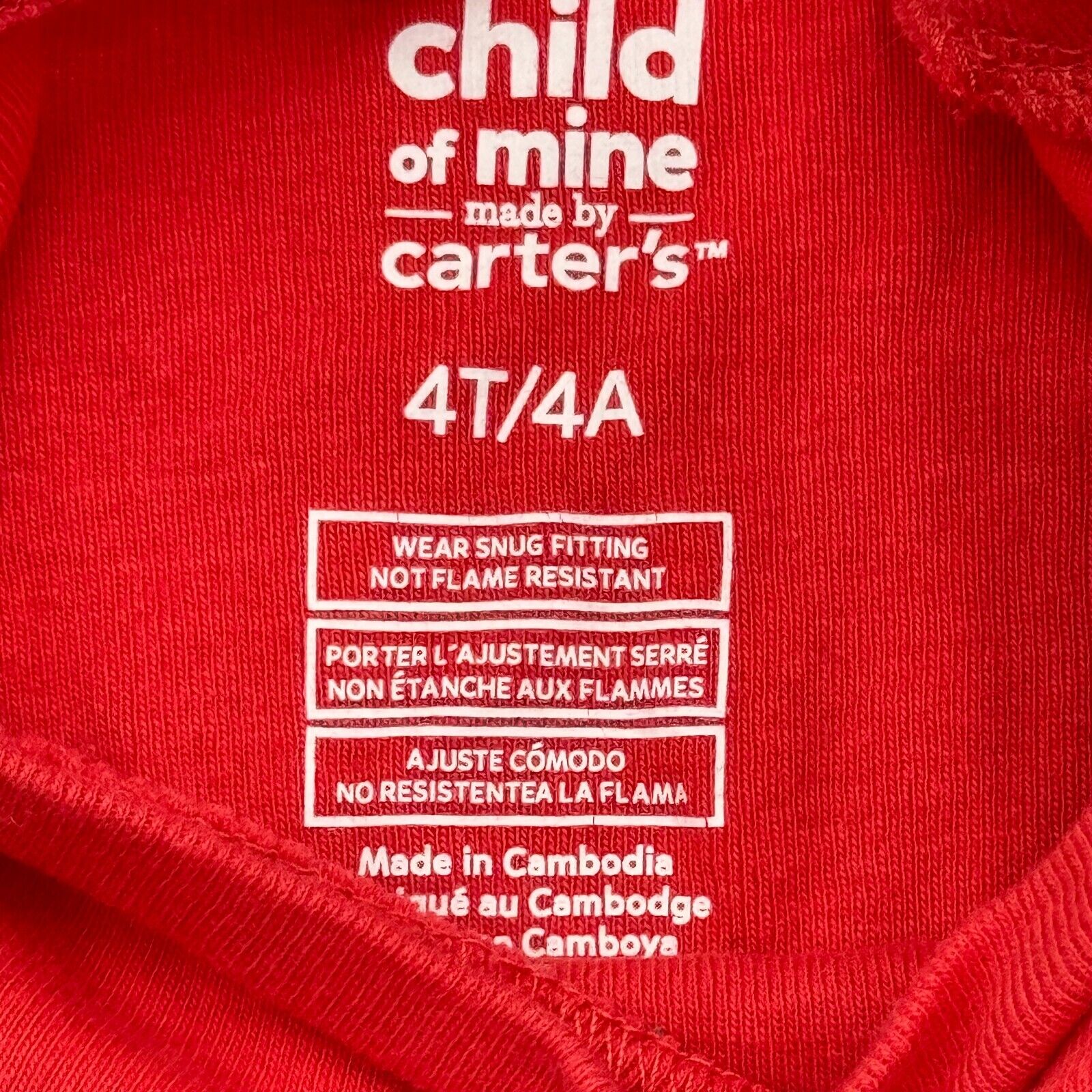 Pair of 2 Kids Tshirts Carter’s Red Sea Baby Shark Pinkfong Toddler Size 3T NWT