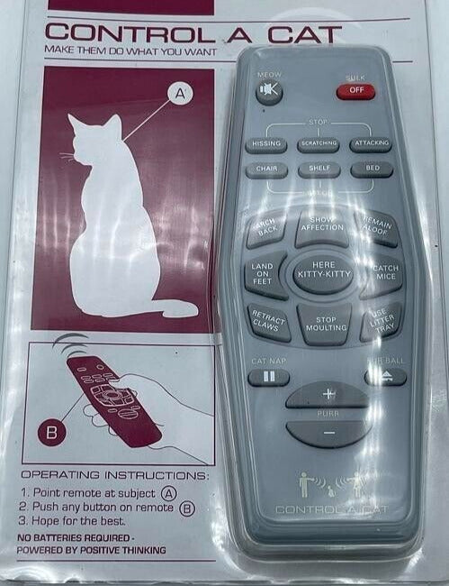 Worldwide Company Control A Cat Remote - No Batteries Required