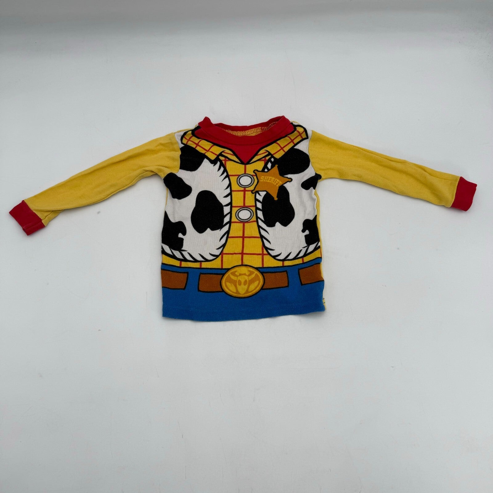 Lot of 3 Size 4T Toddler Pajamas Green Bear Footie Zip Blue Jumper Disney Woody