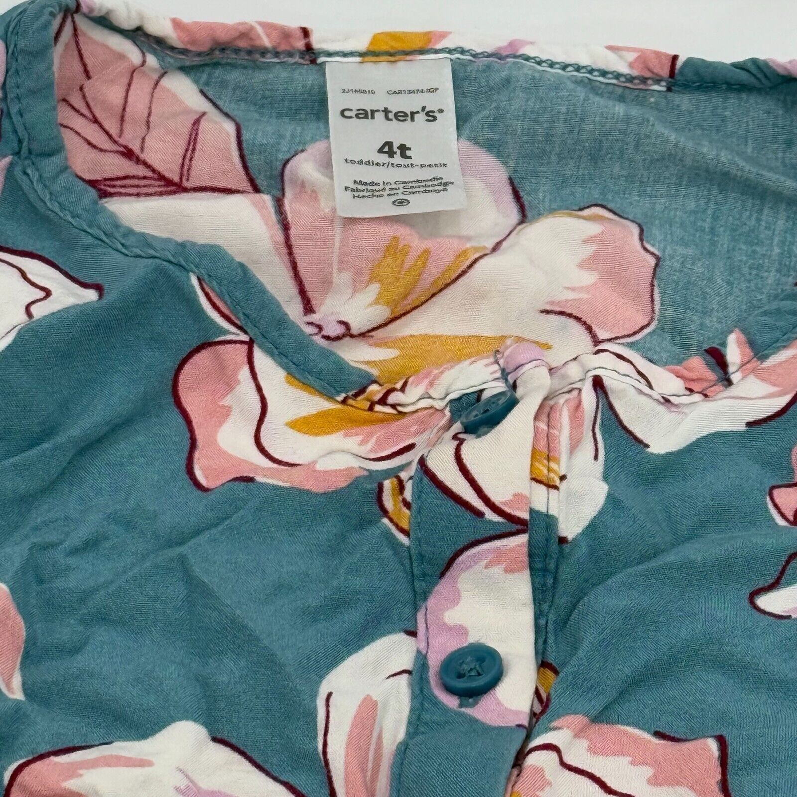 Lot of 9 Kids Toddler Size 4 4T Girls Pants Shirts Sweaters Carter’s Disney