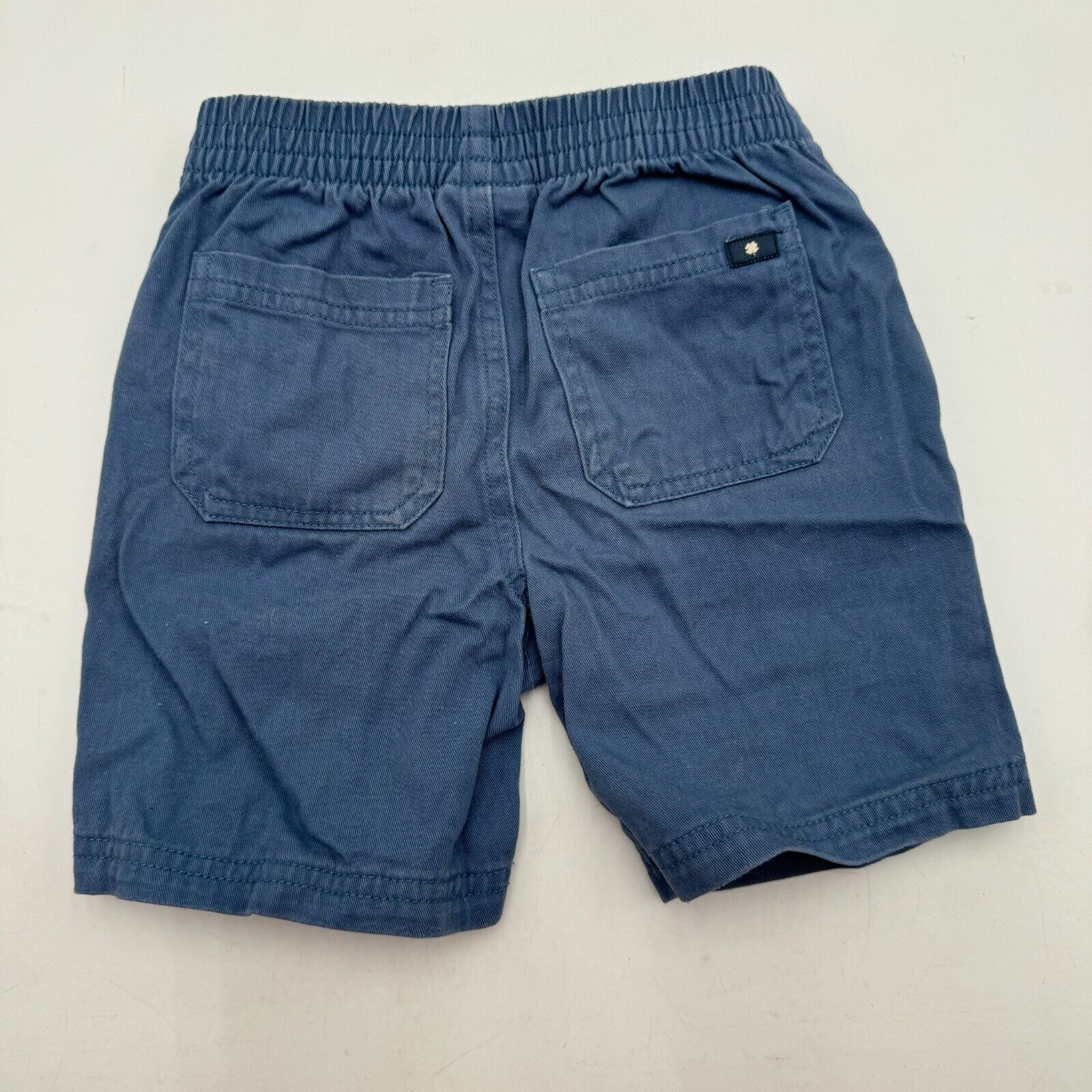 2 Pairs Kids Shorts Lucky Brand Summer Tan Orange Leave Navy Blue Todder Size 3T