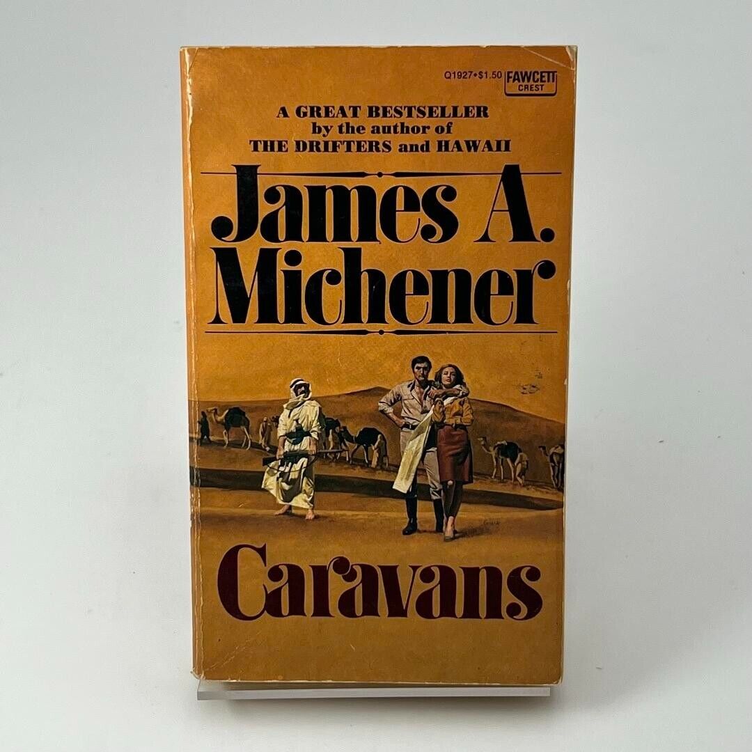 Caravans by James A Michener 1973 PAPERBACK BOOK