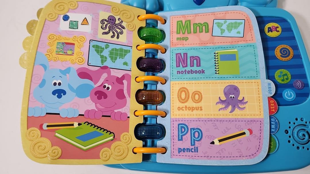 LeapFrog Nickelodeon Blue's Clues and You! SKIDOO Into ABCs Book for Kids BLUE