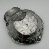 Vintage Detailed Metal Santa Claus Face Christmas Dish Made By Autumn End 11x15
