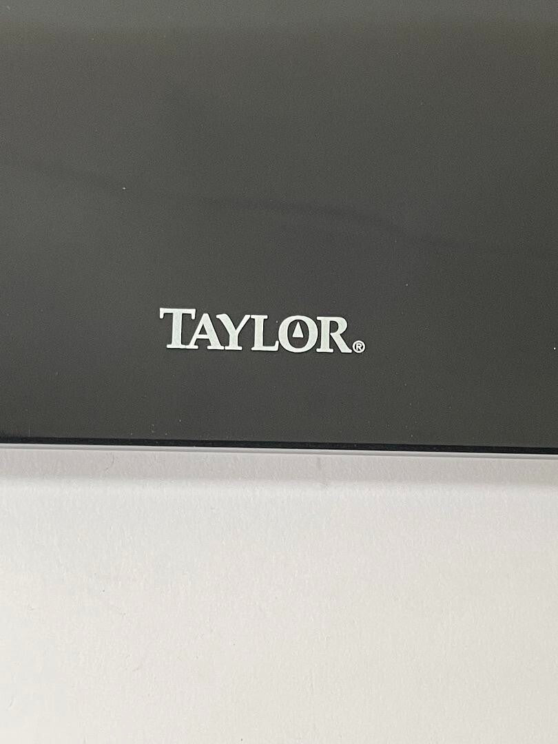Taylor Body Fat Digital Scale LCD Display Black Model #:  5761BF