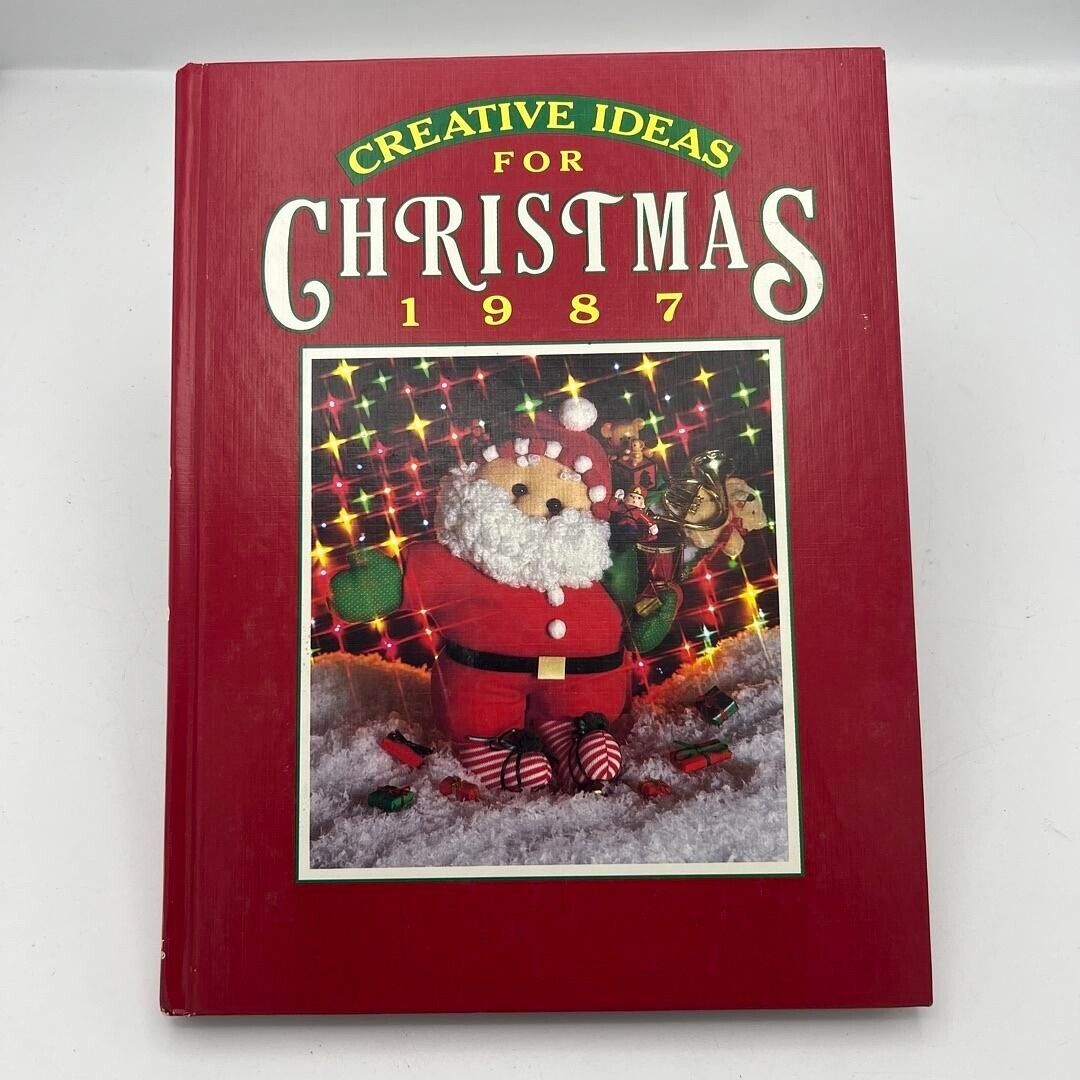 Creative Ideas for Christmas 1987 by Nancy Fitzpatrick HARDCOVER BOOK
