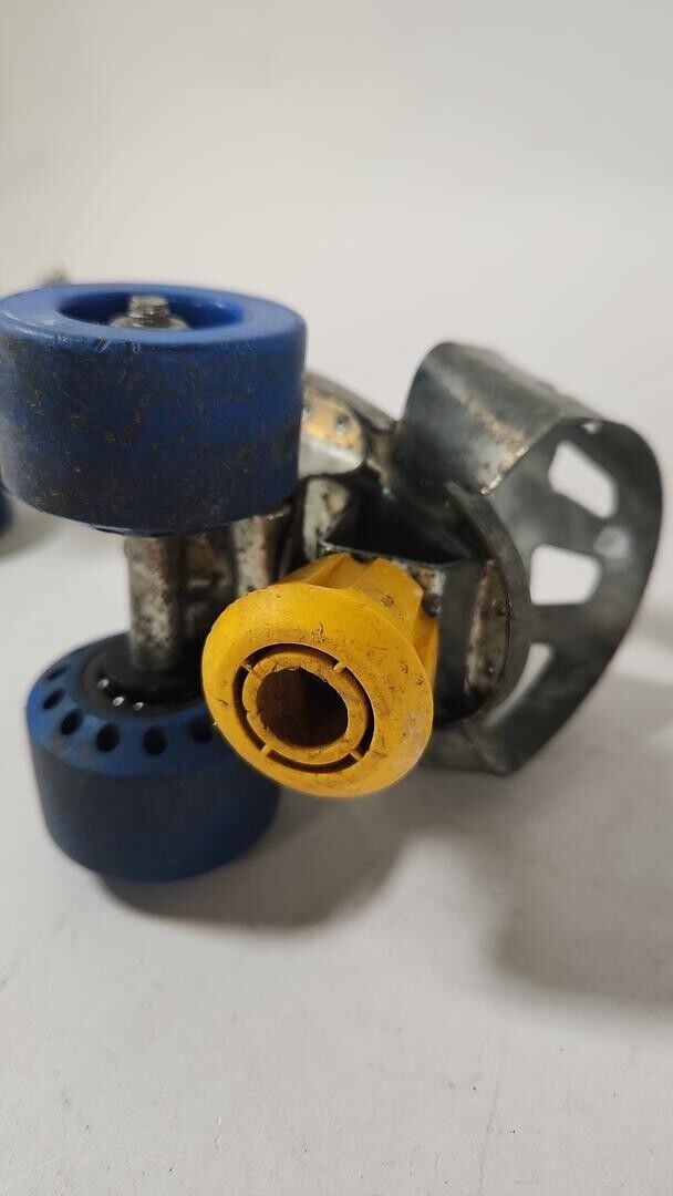 Vintage Globe United Inc. Adjustable Metal Roller Skates, Pin Missing on One