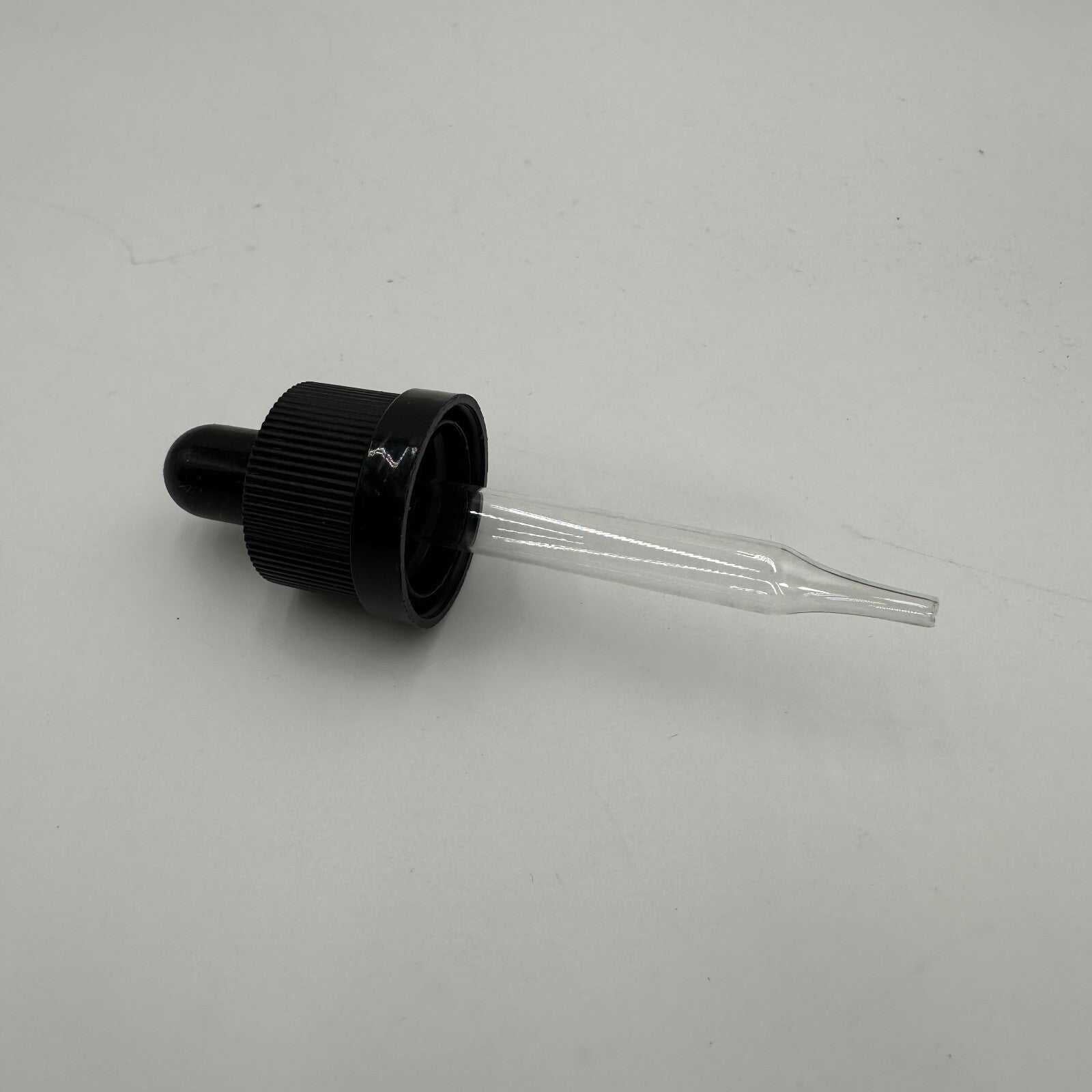 15ml (0.5 fl. oz) Boston Round Black Glass Bottles + Dropper Caps (Lot of 2700+)