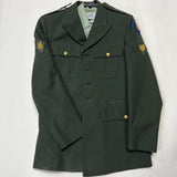 US Army Dress Greens 3pc Suit Jacket 40R Shirt Size 16 Slacks 32 R 2nd Infantry