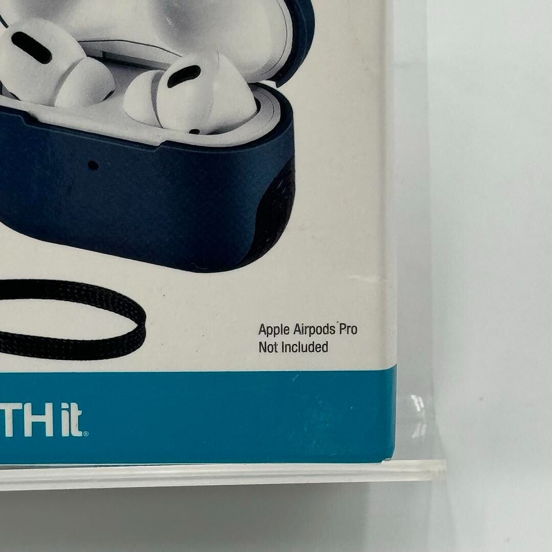 WITHIT SPORT COVER FOR APPLE AIRPOD PRO BLUESTONE & BLACK - SOFT SHOCK ABSORBENT