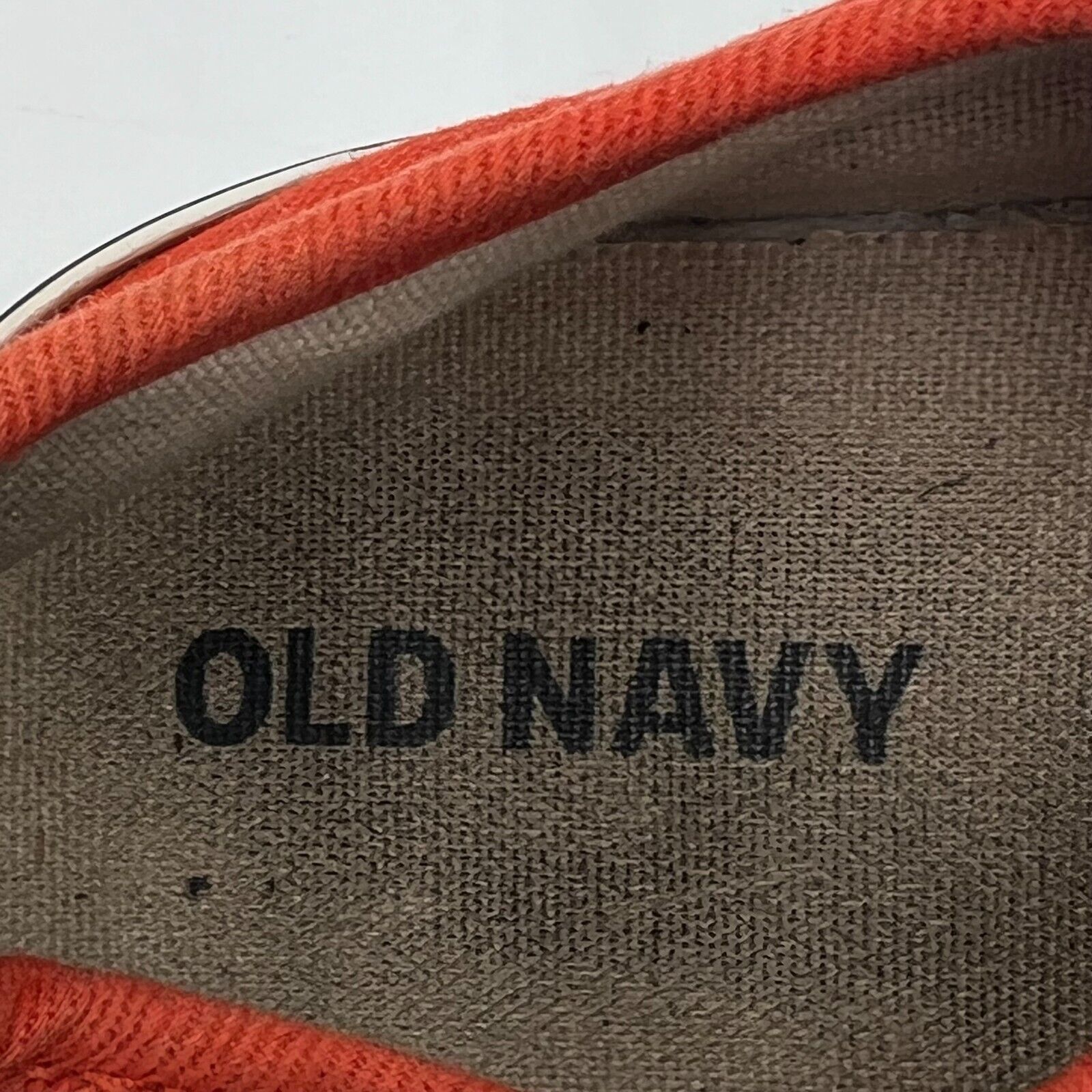 Old Navy Hot Tamale Red Cavas Lace Up Shoe Casual Sneakers Kids Size 13.5C US