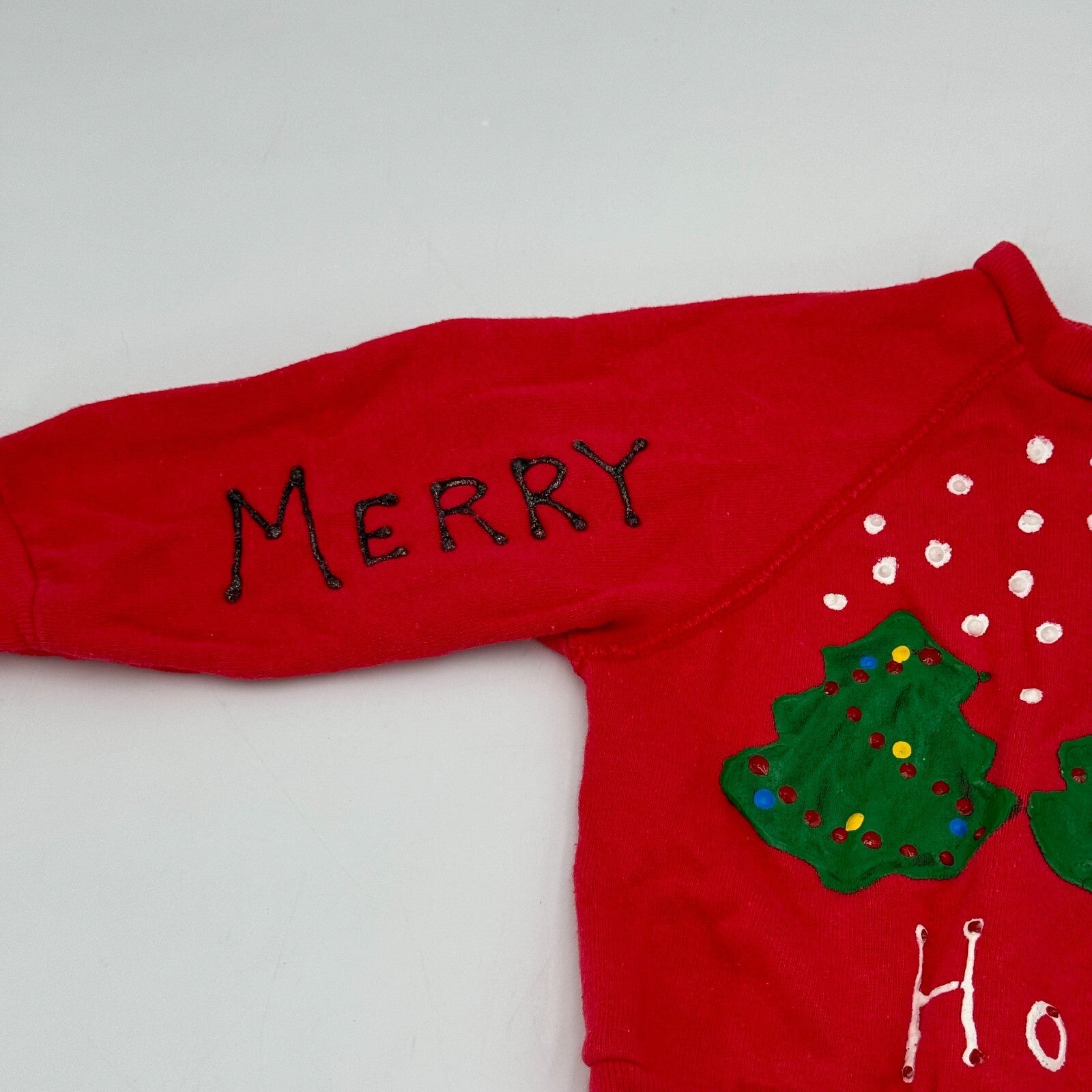 3 Toddler Christmas Sweaters Red Snow Trees Santa Orange Reindeer 2T 3T 5T