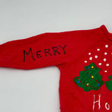 3 Toddler Christmas Sweaters Red Snow Trees Santa Orange Reindeer 2T 3T 5T